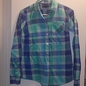 Tommy Hilfiger plaid button up XS TP